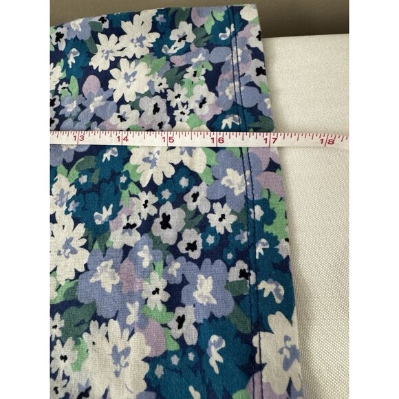 Old Navy S Fairycore Blue Purple Whimsy Floral Cropped Tank Cottagecore Boho - Picture 8 of 8